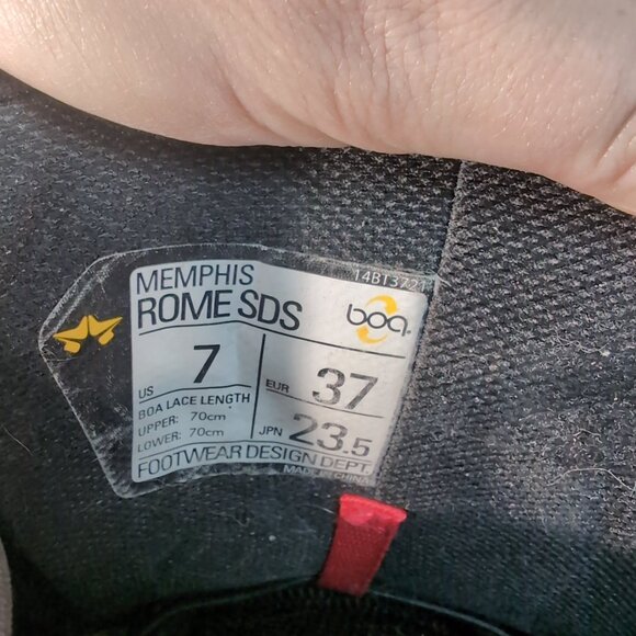 Rome SDS Memphis BOA Snowboard Boots Tan/Black Fur Lined – Women’s Size 7 - Picture 5 of 8